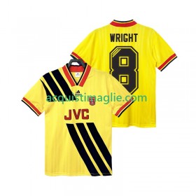 Divisa di Calcio Arsenal WRIGHT 8 1993 Retro Trasferta 1994
